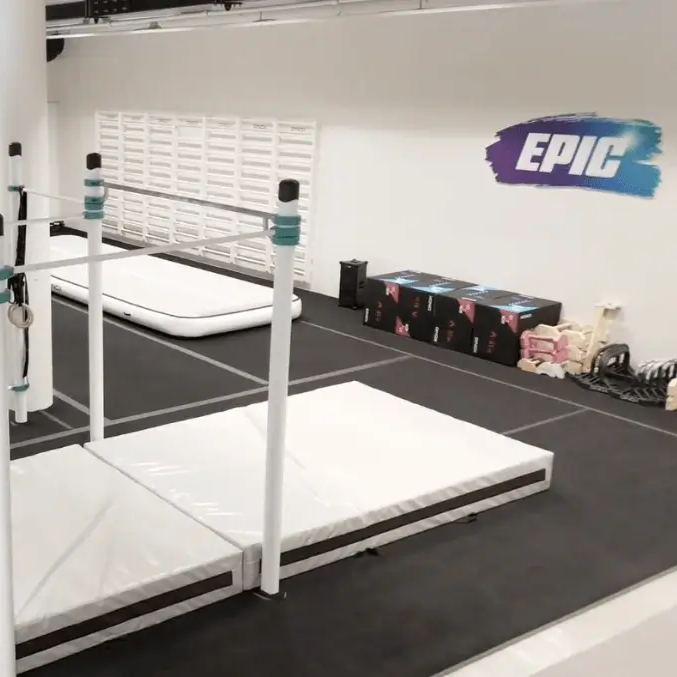Epic Street Workout calisthenics studio training session